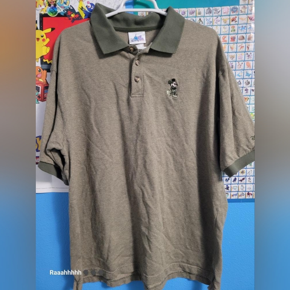 Vintage 90s Disneyland Mickey Mouse polo shirt xl extra large